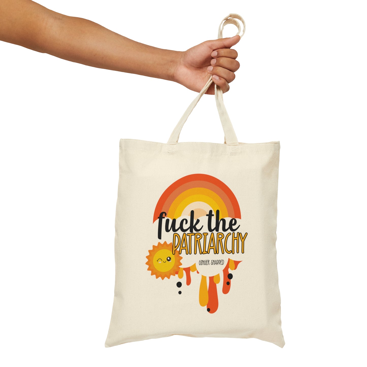 PRO ROE 1973 COLLECTION | "F*ck the Patriarchy* Cotton Canvas Tote Bag