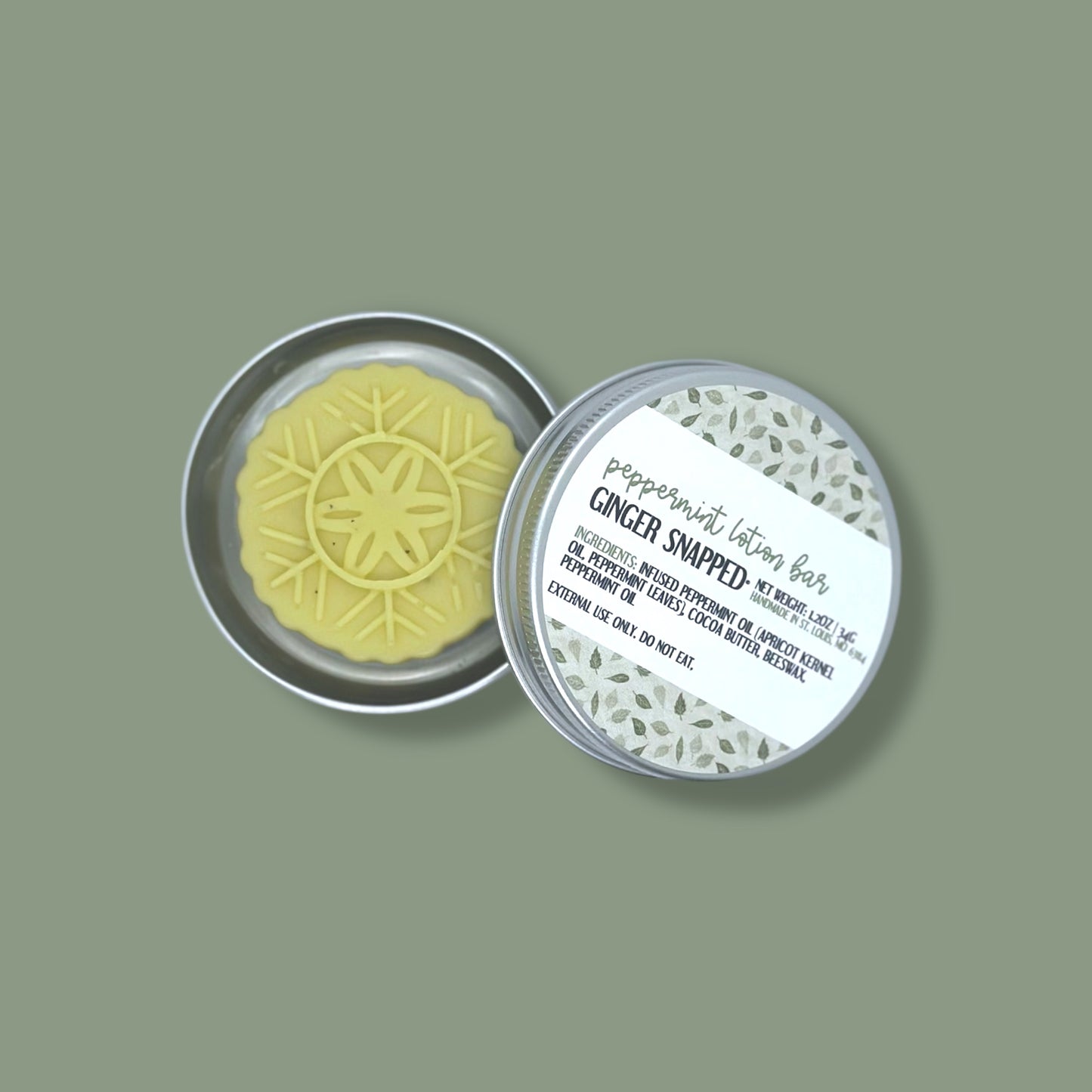 FOR BATH AND BODY | Peppermint Lotion Bars