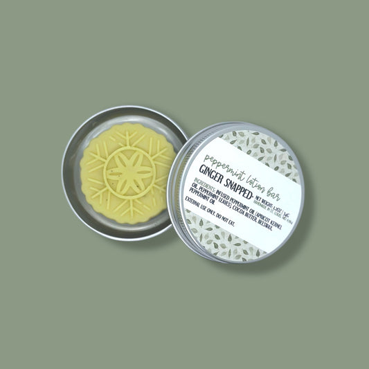 FOR BATH AND BODY | Peppermint Lotion Bars
