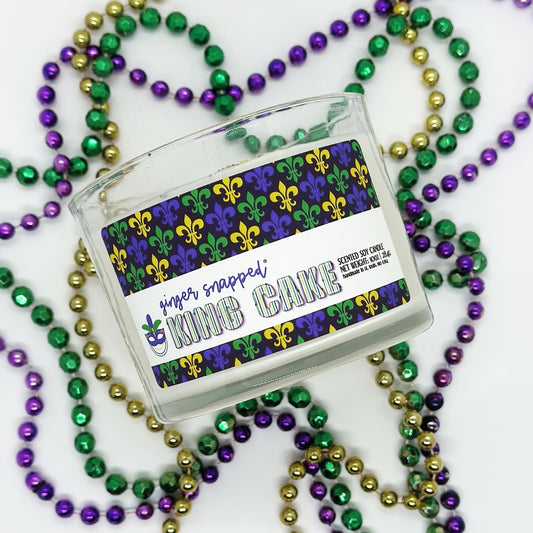 MARDI GRAS 💜💛💚 | King Cake Scented Soy Candle