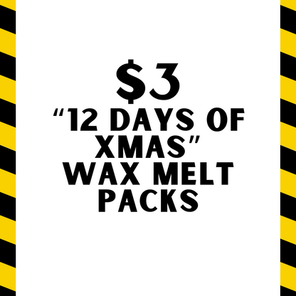 STUDIO CLEARANCE SALE | 12 Days of Xmas Wax Melt Packs 🎁