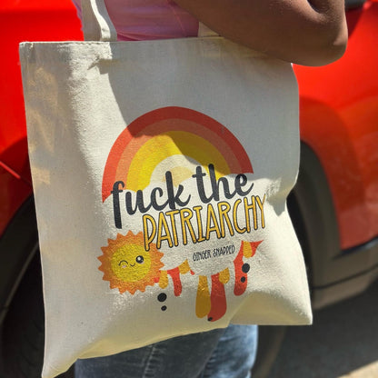 PRO ROE 1973 COLLECTION | "F*ck the Patriarchy* Cotton Canvas Tote Bag